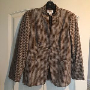 Brown check Talbots jacket